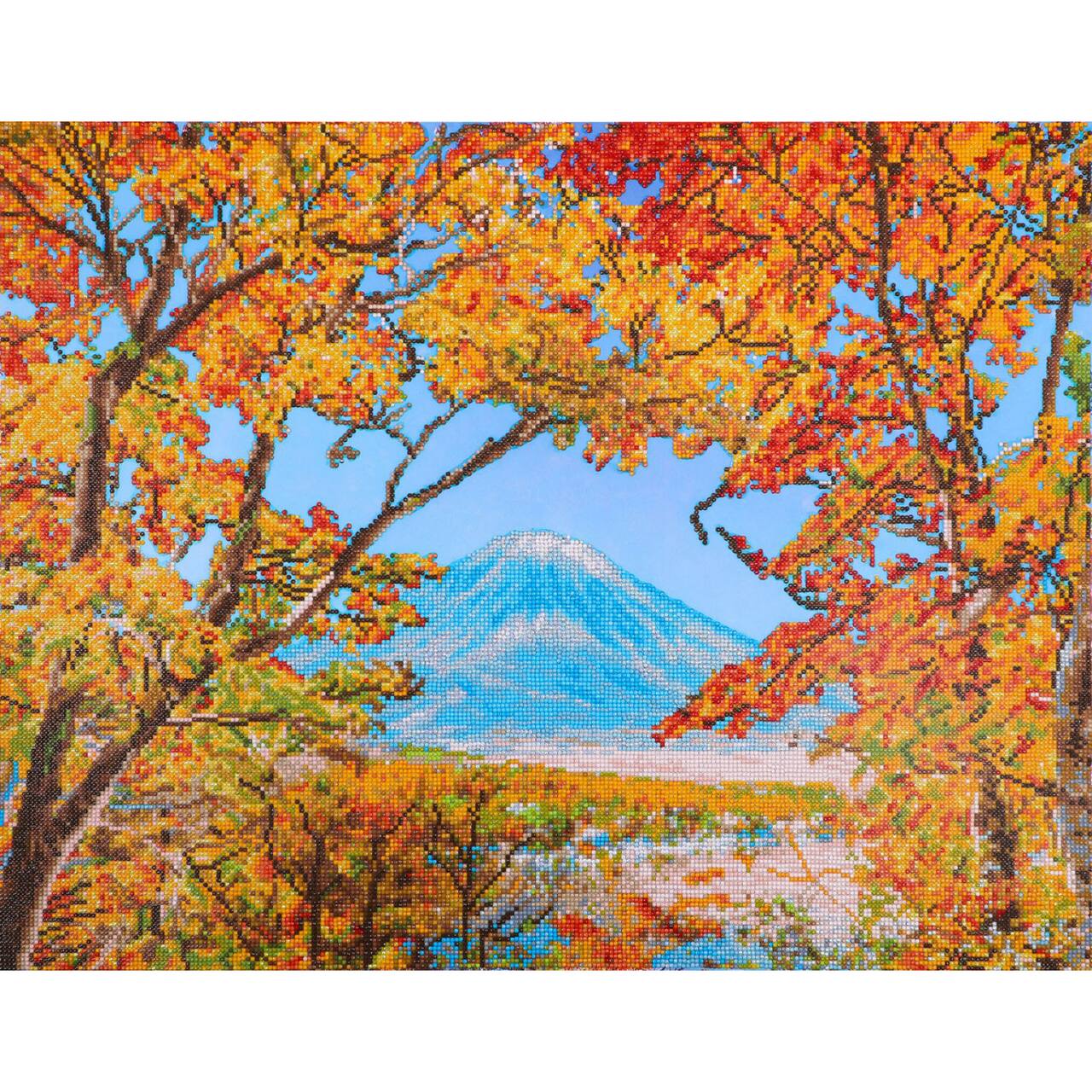 Diamond Dotz® Advanced Autumn Mountain Diamond Painting Kit